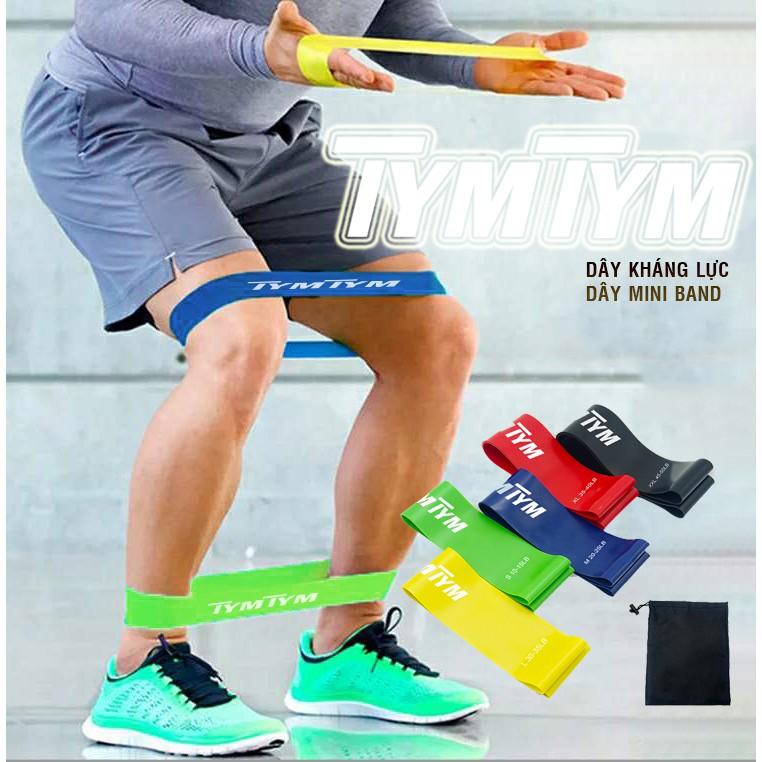 Dây kháng lực tập chân mông, dây mini Band, phụ kiện tập gym,vòng cao su đàn hồi thể dục thể thao tại nhà đa năng