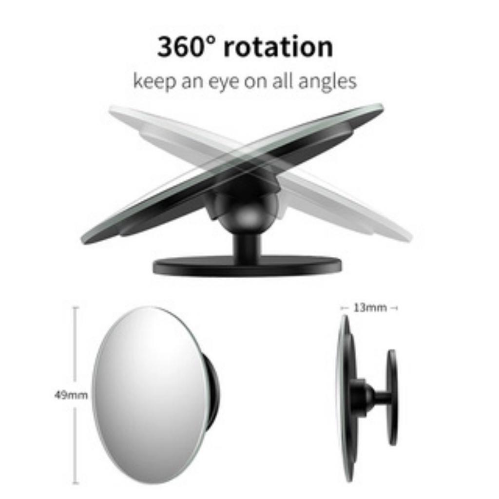 Gương cầu lồi ô tô 360 độ loại 1,Gương lồi ô tô giá rẻ,Gương cầu lồi mini cho kính lái ô tô