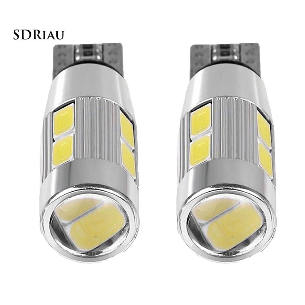 Set 2 đèn bóng LED T10 W5W 5630 cho ô tô