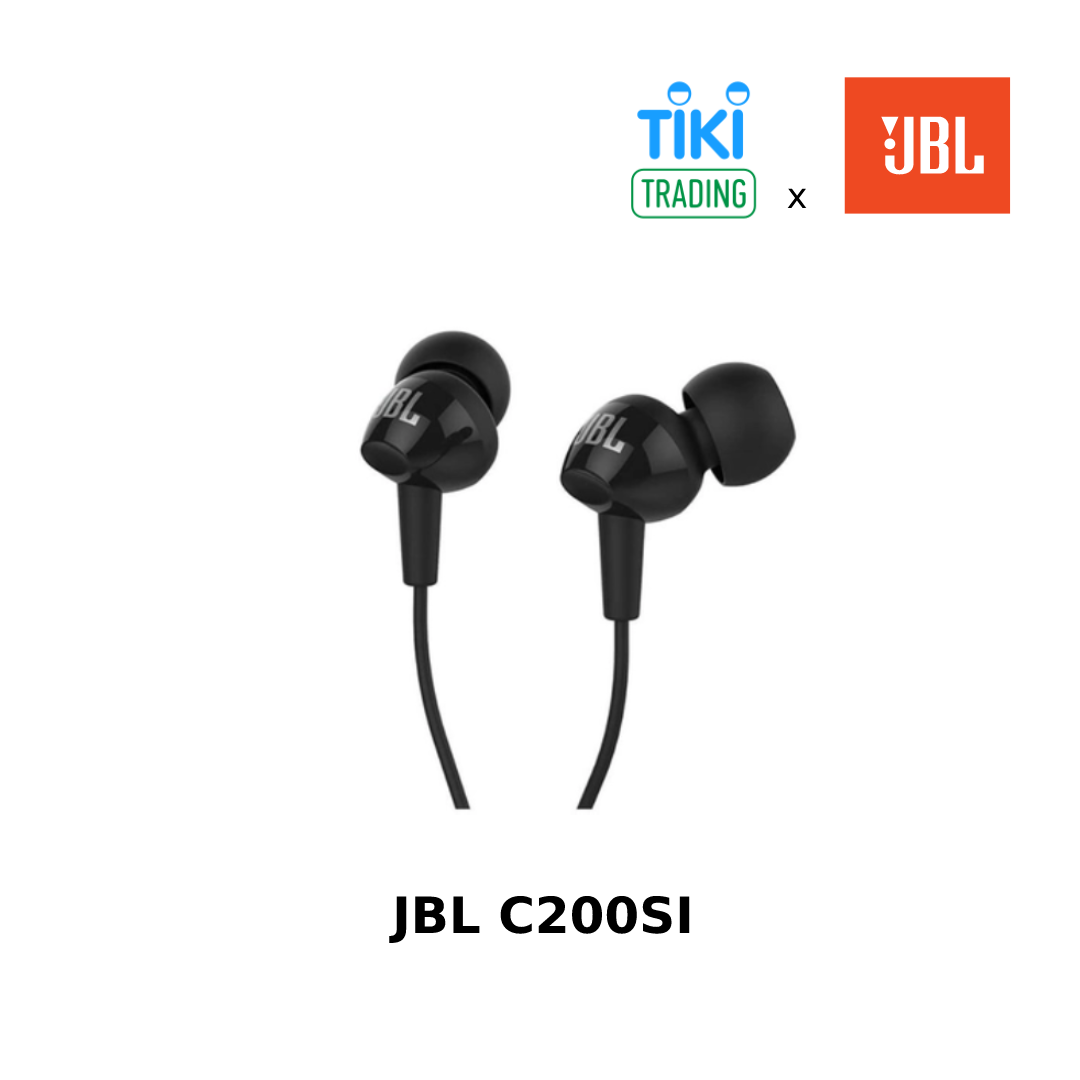 Tai Nghe Nhét Tai Có Micro JBL C200SI - Hàng Chính Hãng