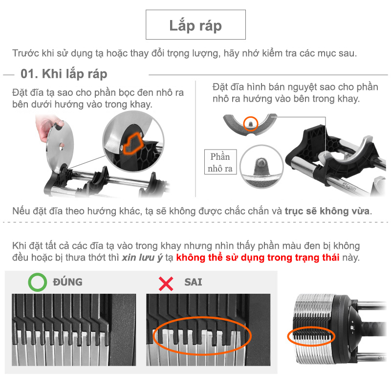 Tạ Tay Điều Chỉnh LYSIN 01 quả tạ 40kg (bộ 02 quả tạ 80kg) –Tăng Giảm 1kg, Mạ Crom Chống Gỉ, Tay Cầm Cao Su Bảo Vệ Tay, Bền Bỉ Chuẩn Nhật