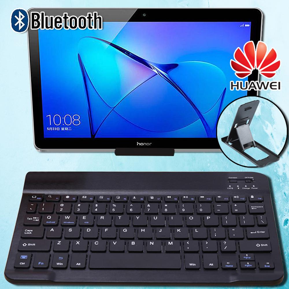 Mini Bàn Phím Bluetooth Không Dây Cho Huawei Honor Miếng Lót 5/Chơi Note 9.6 "/MediaPad M2 10/M3/M5/M6/T1/T2/T5 Bàn Phím Máy Tính Bảng + Chân Đế