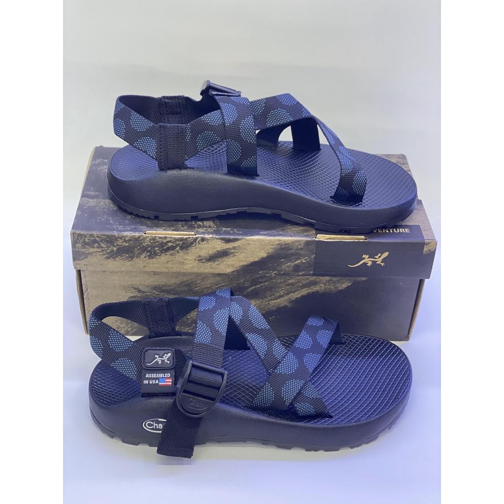 Giày Sandal Chaco nam - Xanh đen