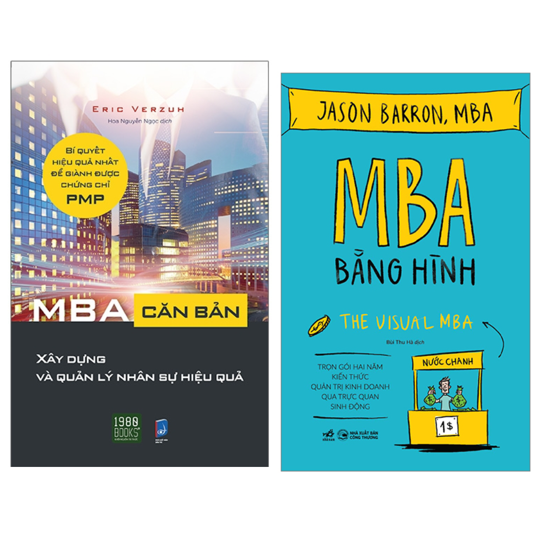 Combo Sách Kinh Doanh Cực Hay: MBA Bằng Hình+MBA Căn Bản - Xây Dựng Và Quản Lý Nhân Sự Hiệu Quả