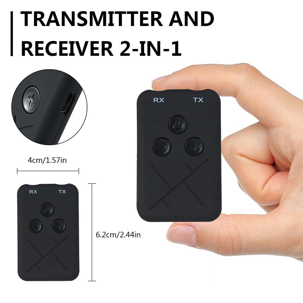 Bộ Thu Phát Âm Thanh Bluetooth 4.2 Bluetooth Receiver and Bluetooth Transmiter - Bluetooth TX10 - Hàng Nhập Khẩu