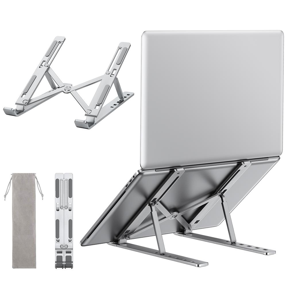 Giá Đỡ Laptop Đứng Hỗ Trợ Nhôm Xách Tay Di Động Cơ Sở Giá Đỡ Macbook Đứng Cho Lập Có Thể Điều Chỉnh Hàng Đầu Phụ Kiện Máy Tính PC