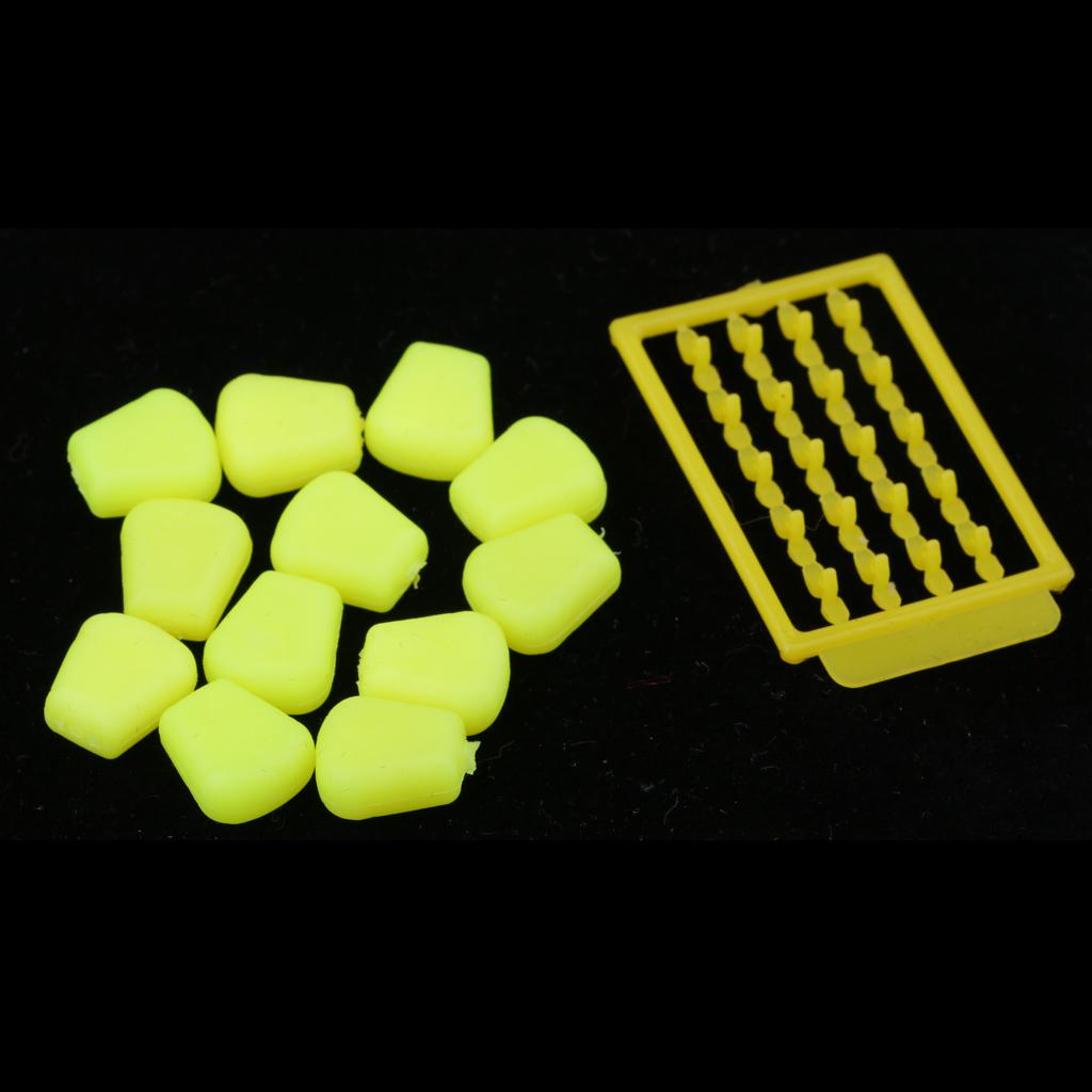 13pcs Artificial Corn Lures Pop Up Baits & Boilie Stopper Bait Dumbell Stops