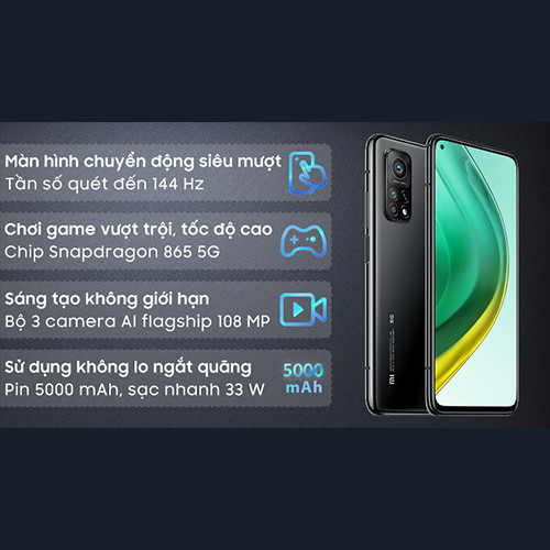 Điện Thoại Xiaomi Mi 10T Pro 5G - Hàng Chính Hãng