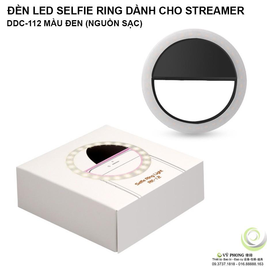 ĐÈN LED SELFIE RING DÀNH CHO STREAMER (DẠNG SẠC) DDC-112  siêu hot