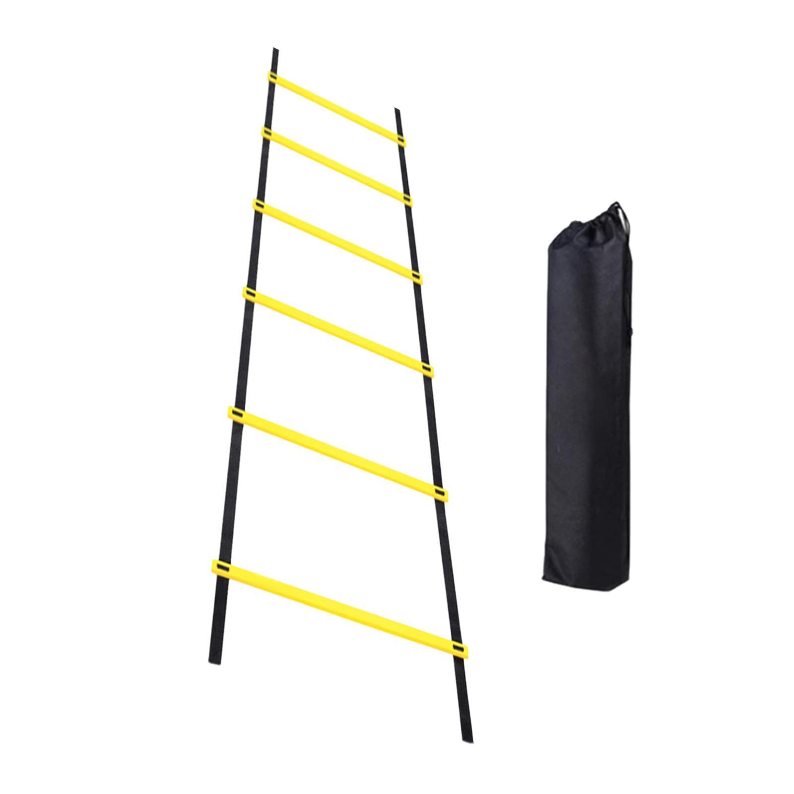 Agility Ladder Adjustable Soccer with Carry Bag for Rugby Workout Volleyball