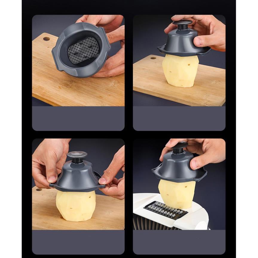 RỔ BÀO CẮT RAU CỦ QUẢ ĐA NĂNG 9 TRONG 1