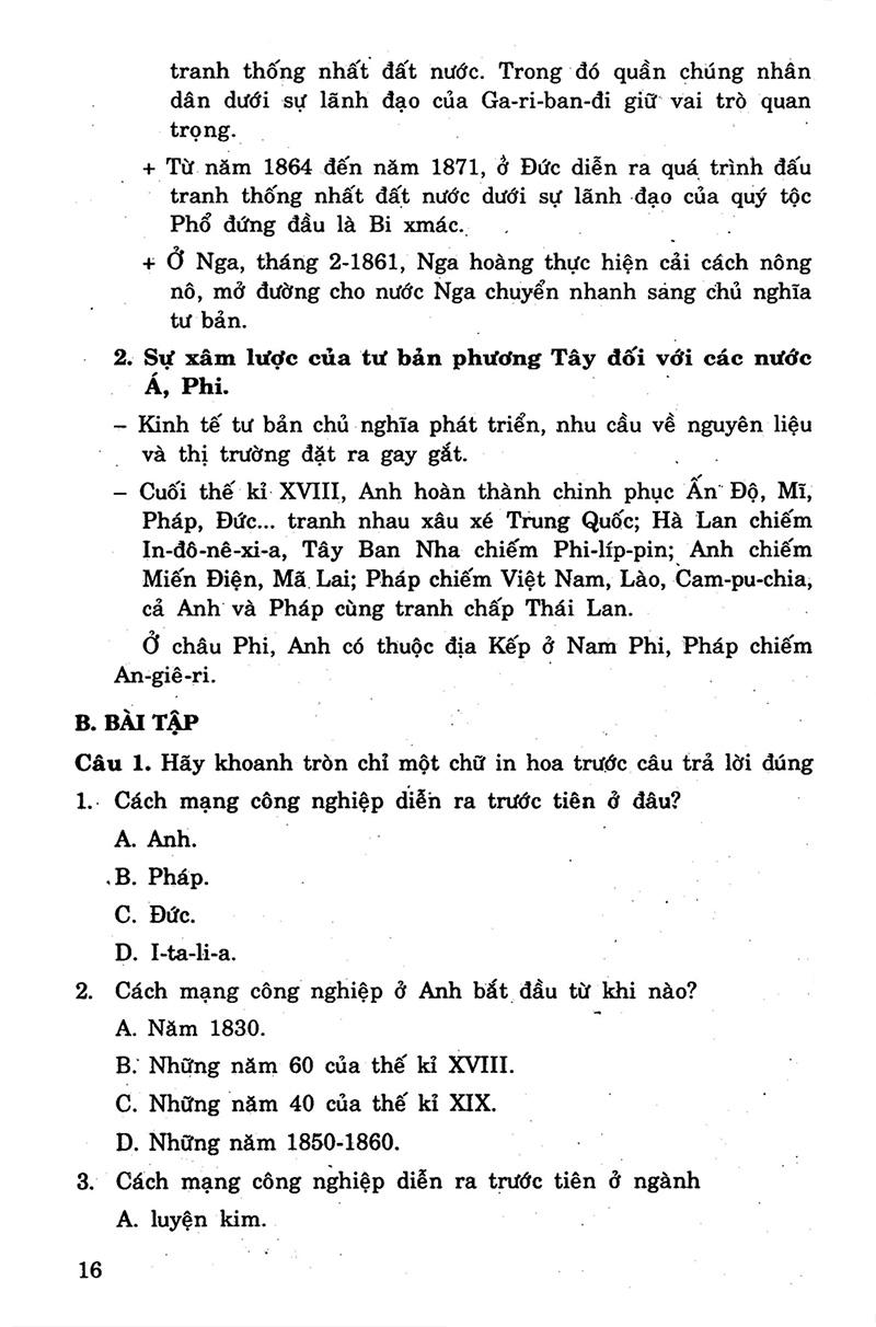 Để Học Tốt Lịch Sử 8 (Tái bản 2020)