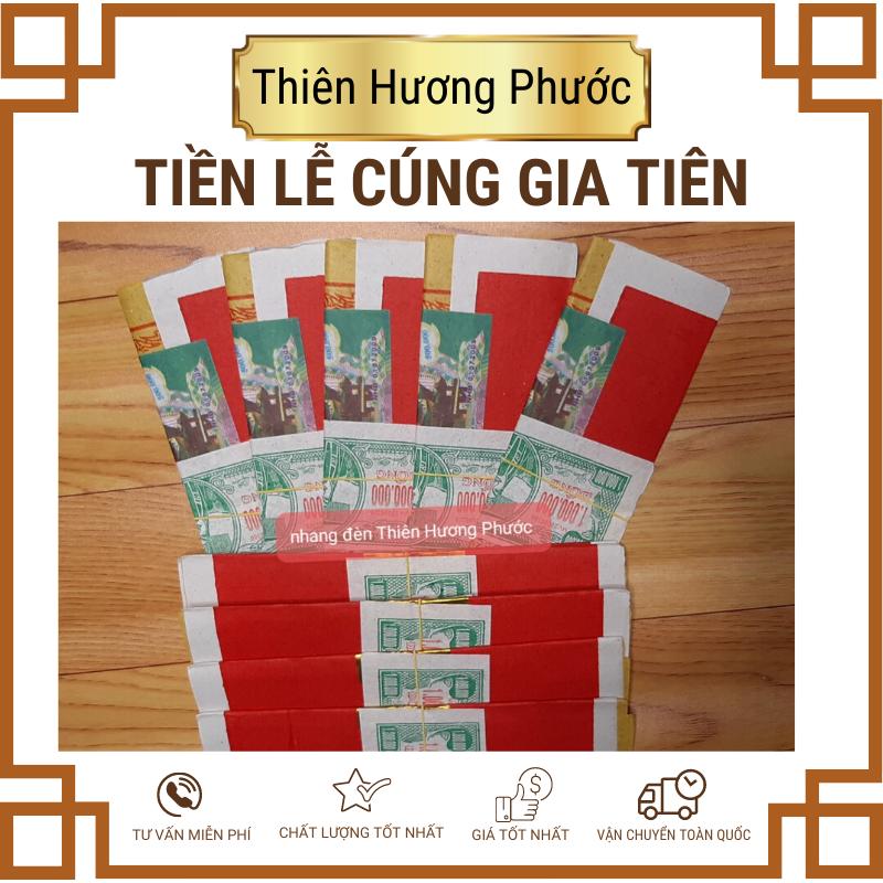 Vàng mã cúng gia tiên 10 thếp 100g