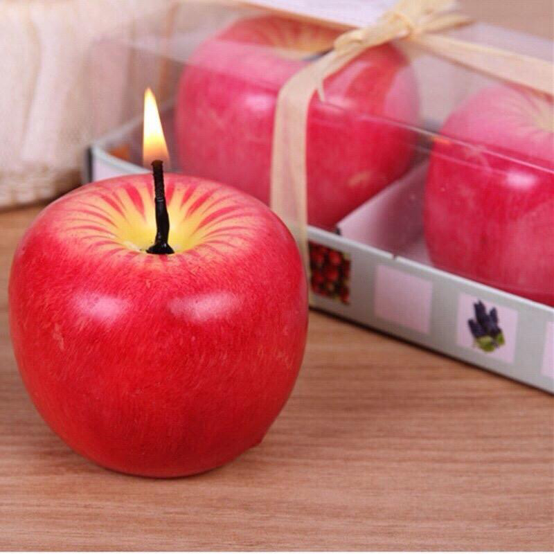 Nến thơm hình quả táo, hương thơm trái cây dịu nhẹ 4127
