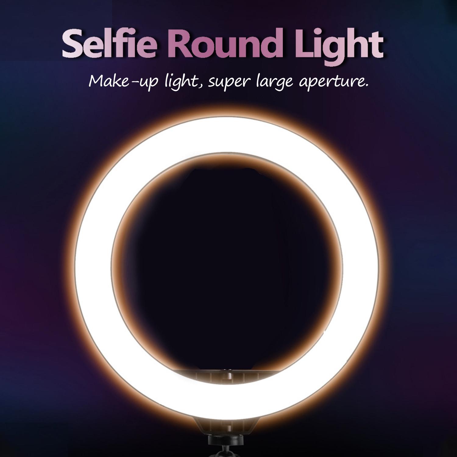 Đèn LED tự sướng tròn 10 '' có thể điều chỉnh độ sáng