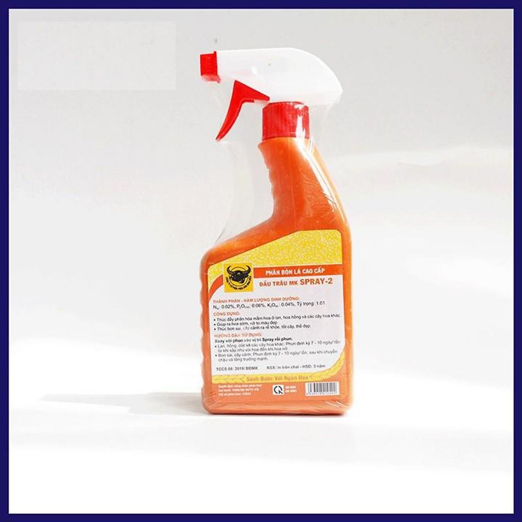 Phân Bón Đầu Trâu SPRAY 2 Kích Thích Ra Hoa Cho Lan