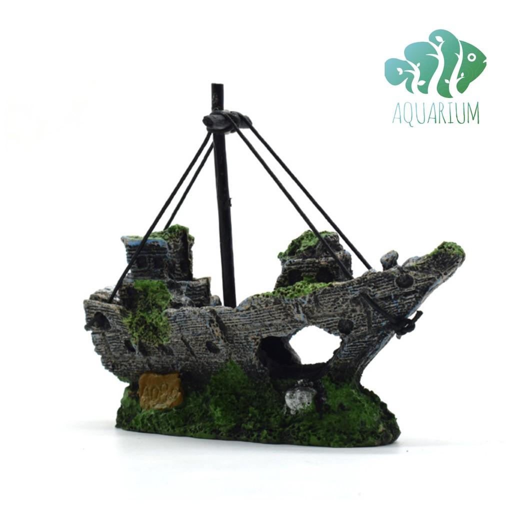 Mô Hình Con Tàu Đắm Dưới Đáy Biển