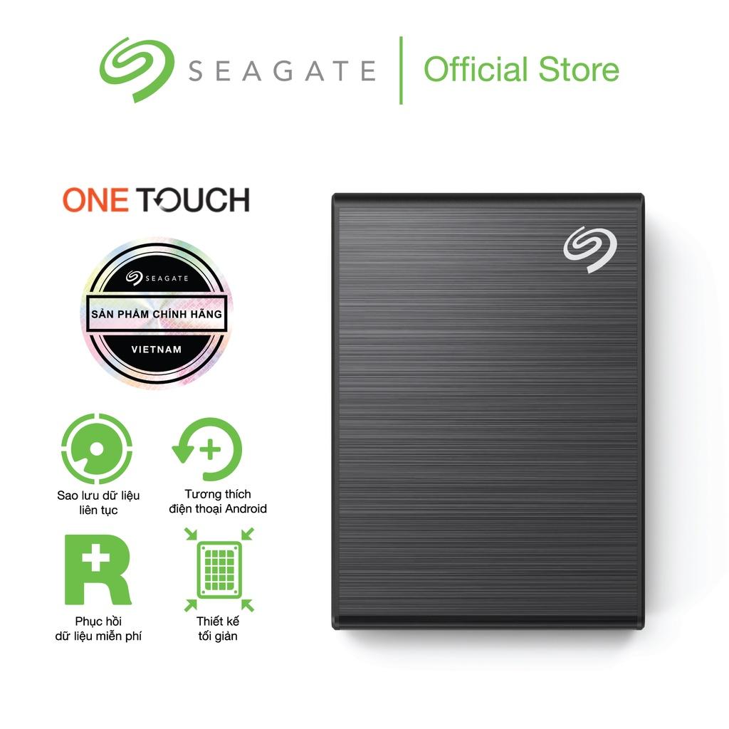 Ổ cứng Seagate One Touch SSD 1TB USB_C 3.0 + Giải cứu Dữ liệu miễn phí_Hàng chính hãng