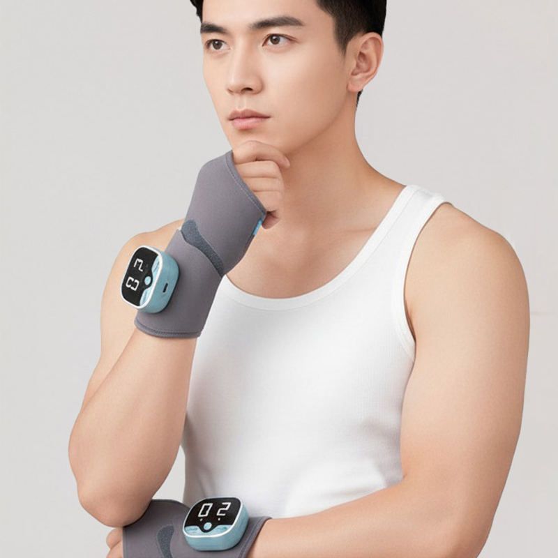 Máy massage cổ tay Nikio XY-02 kết hợp băng quấn massage nhiêt nóng cổ tay tiện lợi