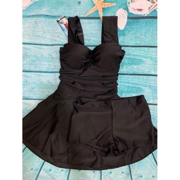 (THUN LẠNH) Đồ Bơi Nữ Bikini Áo Tắm 1 Mảnh Dạng Váy Kín Đáo Có Bigsize Cho Người Béo Mập