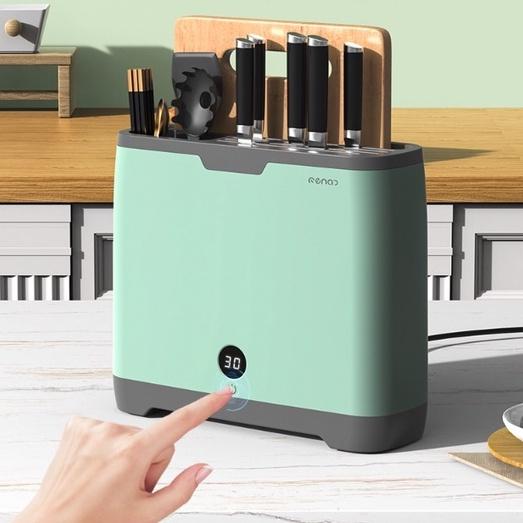 Kệ Bếp Khử Trùng Sấy Khô Dao Thớt GermanTech UV Thế Hệ Mới ‍‍