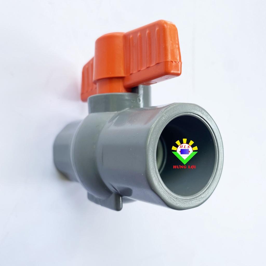 Van nhựa khóa nhựa phi 27 và phi 34 - Phụ kiện ống nhựa PVC