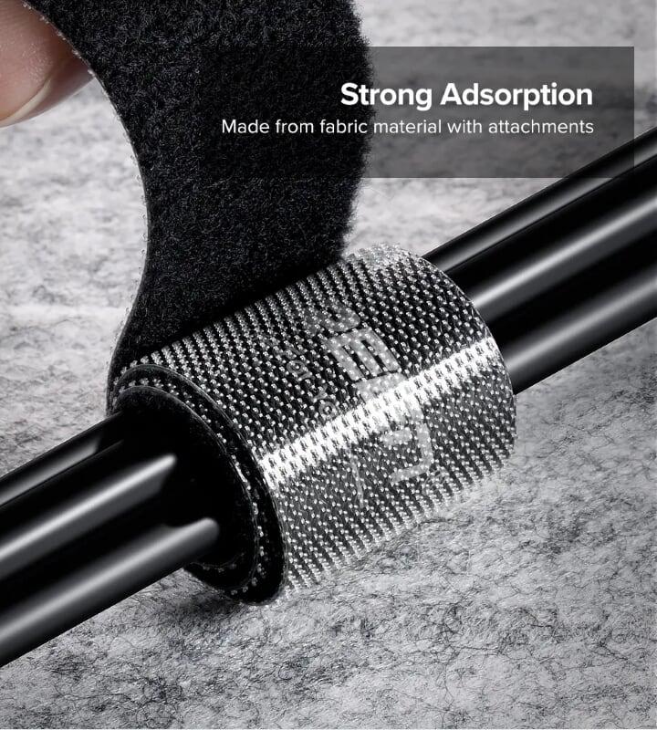 Ugreen UG40353LP124TK 1M màu Xám Dây dán Velcro đa năng tiện dụng - HÀNG CHÍNH HÃNG