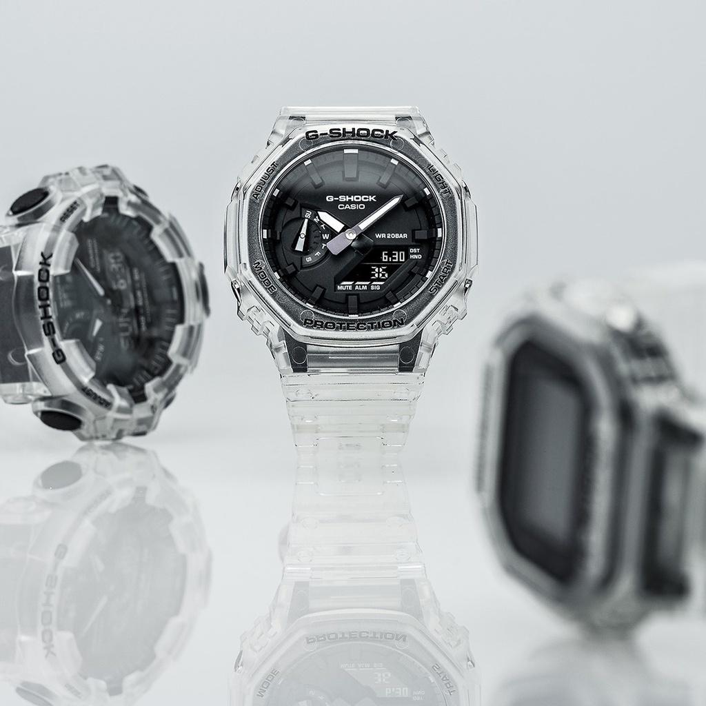 Đồng hồ nam dây nhựa Casio G-Shock chính hãng GA-2100SKE-7ADR