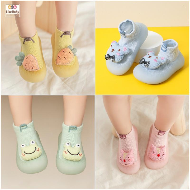 Giày Tập Đi Cho Bé Trai Bé Gái Từ 6 Tháng Đến 3 Tuổi Đế Mềm Chống Trơn Trượt Giày Bún Tập Đi Phong Cách Hàn Quốc G90