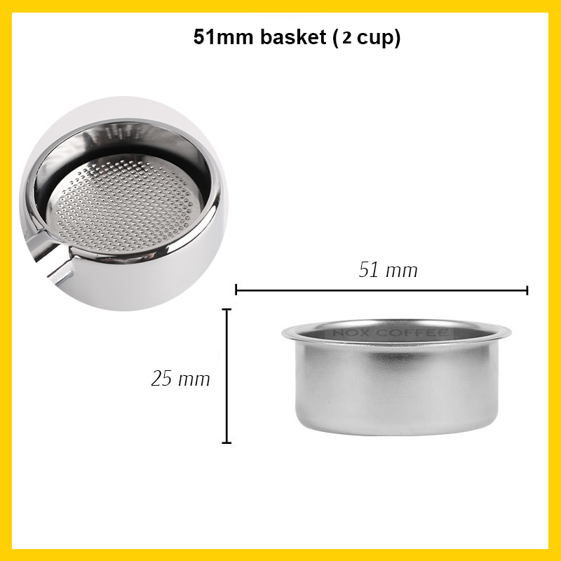 Giỏ Lọc Cà Phê 58; 54; 51mm | Filter Basket