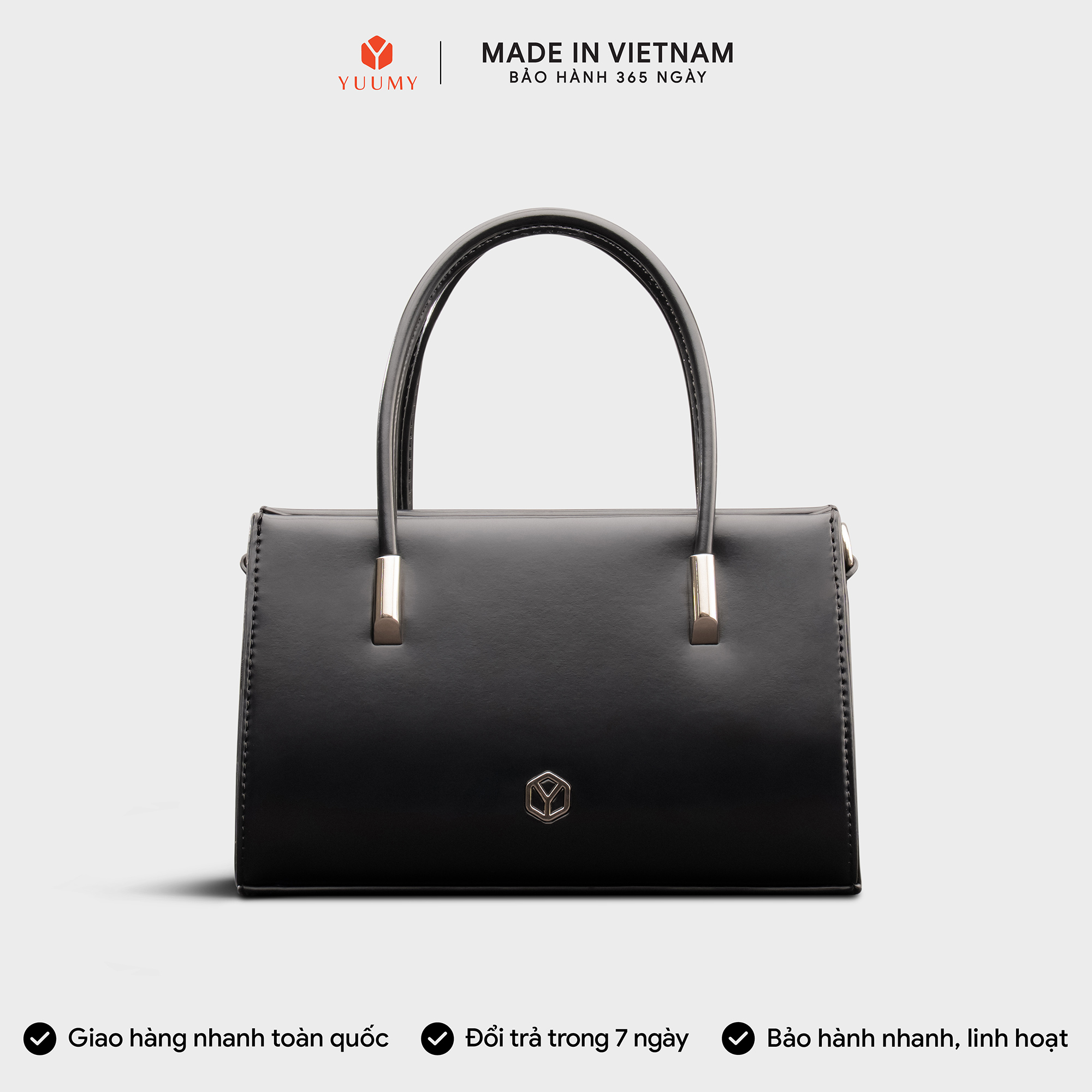 Túi Yuumy ( Thời trang nữ thiết kế tinh tế size 21- Túi đeo chéo da Smooth YN283 )