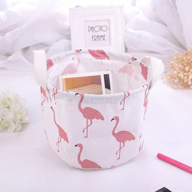 Giỏ Vải, Túi Vải, Sọt Vải Để Đồ 14cm x 18cm