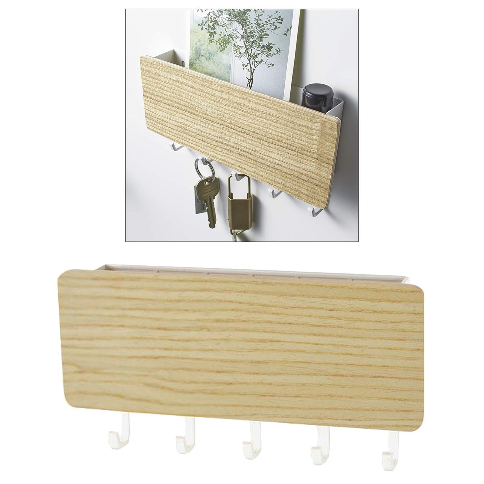 2Pcs Key Holder Letter Storage Door Rack Organizer Wall Hanger Hook