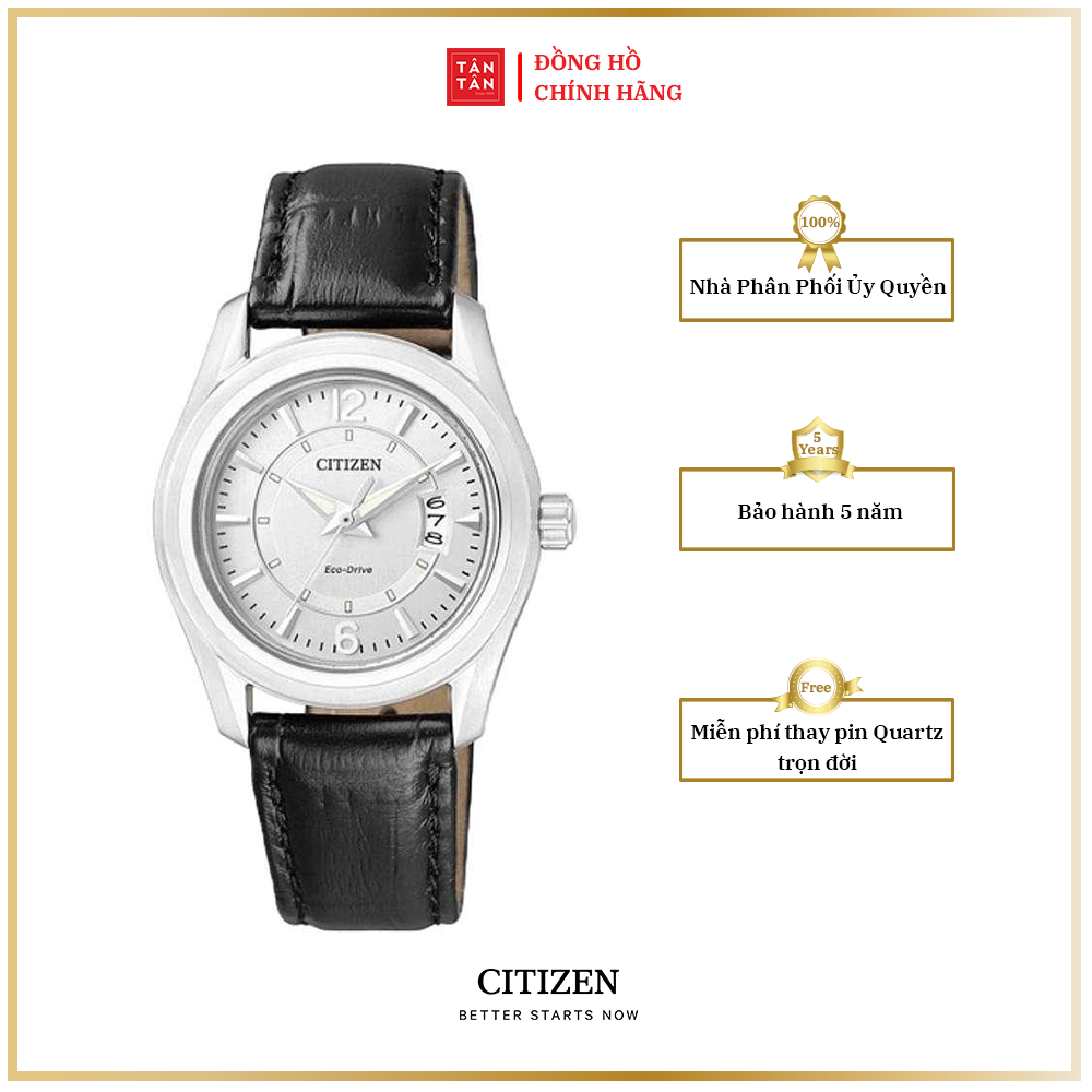 Đồng hồ Nữ Citizen Eco-Drive FE1011-03B 31mm