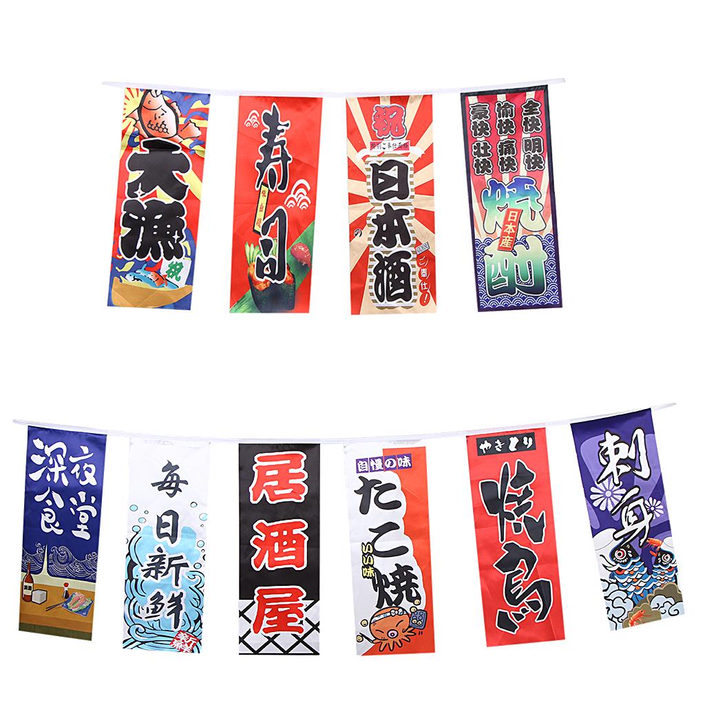 1 Set Japanese Style Bunting Flags