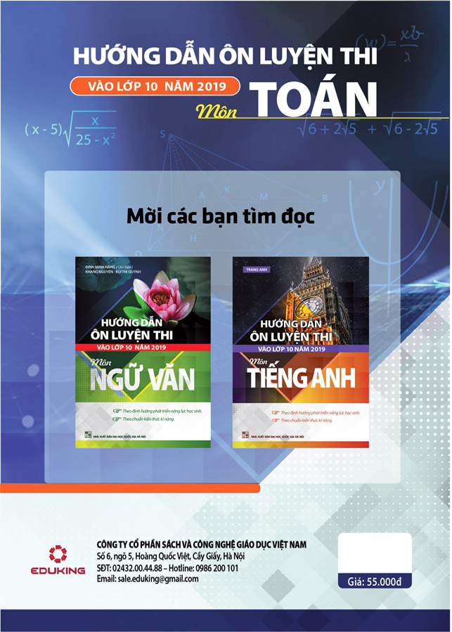 Hướng Dẫn Ôn Luyện Thi Vào Lớp 10 Năm 2019 Môn Toán