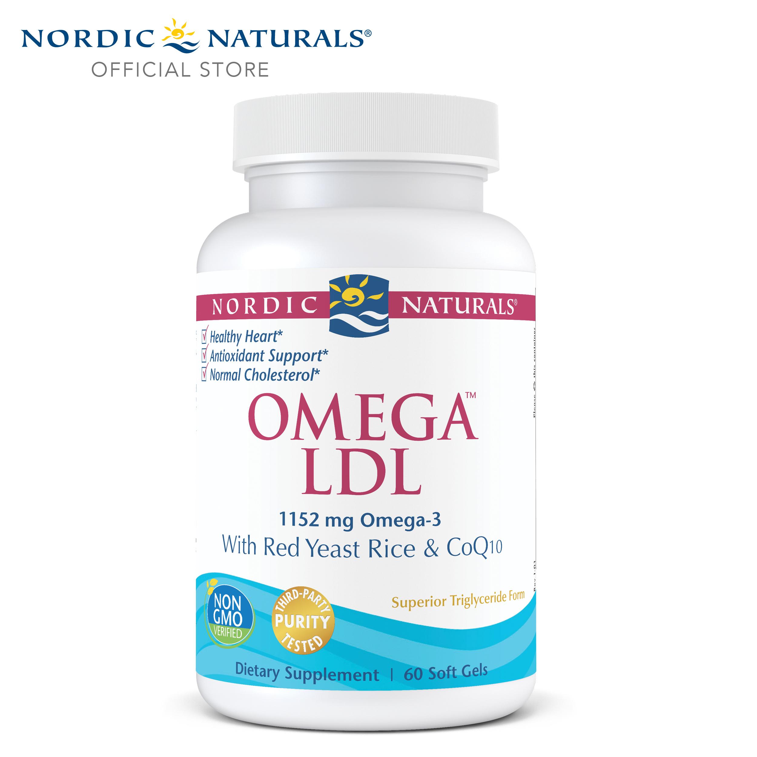 Viên Uống Dầu Gan Cá Bổ Sung Omega-3 LDL, CoQ10 Hỗ Trợ Mắt, Trí Não Và Sức Khỏe Tim Mạch - 60 viên