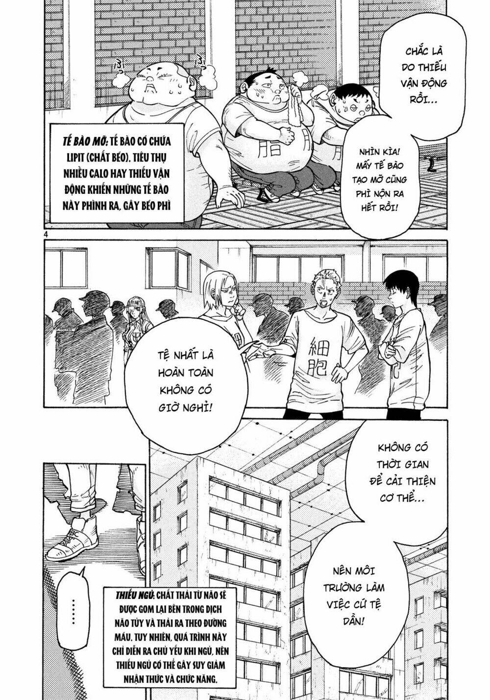 biệt đội tế bào black - hataraku saibou black chapter 8 4