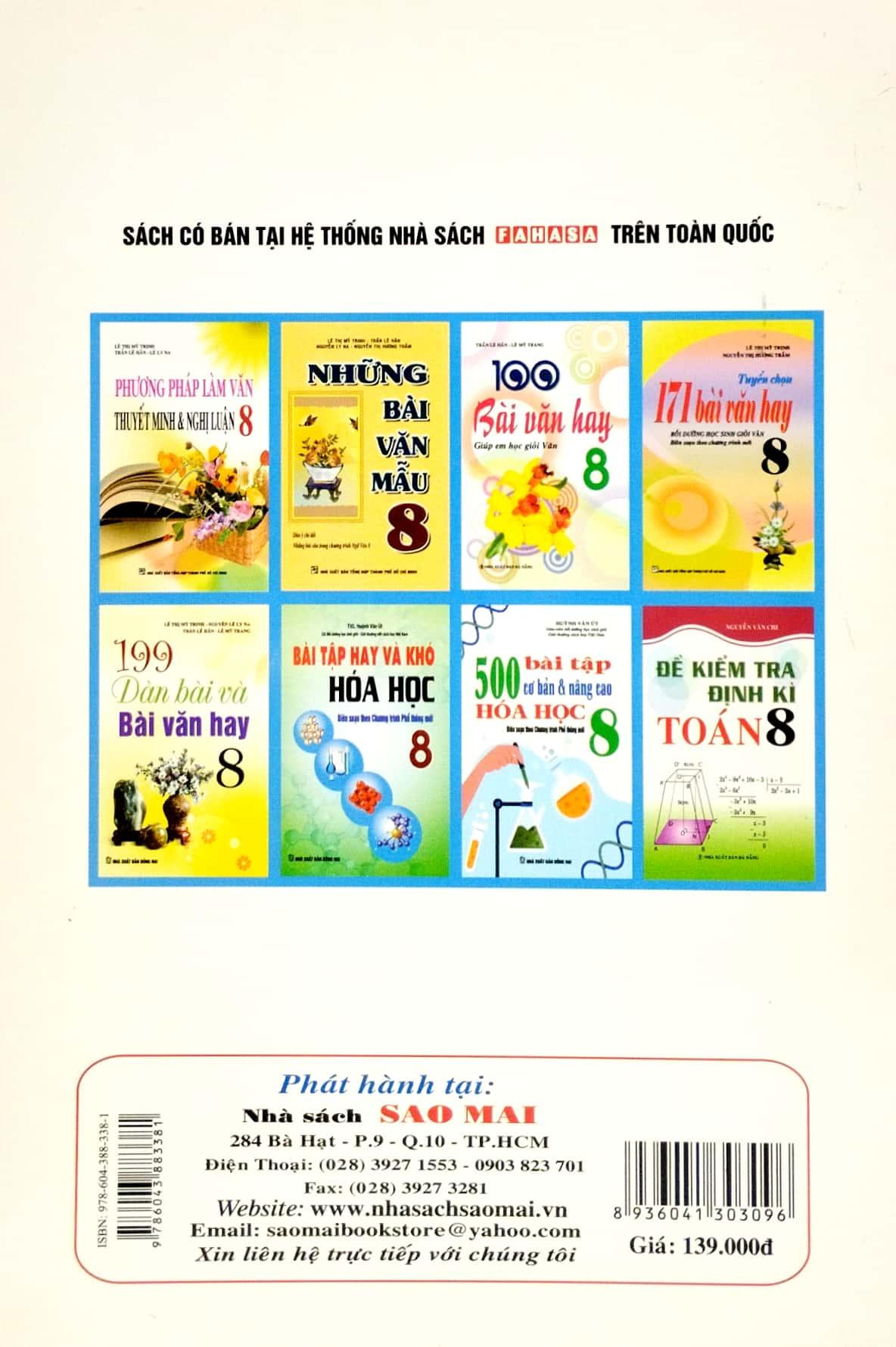 Bài Tập Hay Và Khó Hóa Học 8