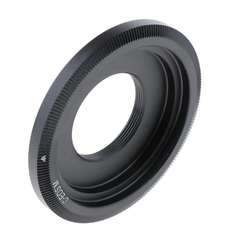 C Mount Chuyển Đổi Ống Kính Chuyển Đổi Nhẫn Cho Canon EOS M Camera Thân Lấy Nét Bằng Tay