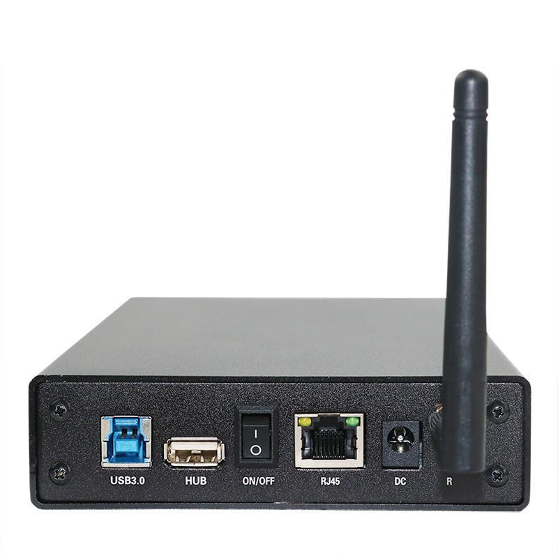 Hộp ổ cứng định tuyến wifi gắn ngoài không dây Rj45 Nas Anten Sata Usb 3.0 với giao diện 3.5 Hdd Caddy