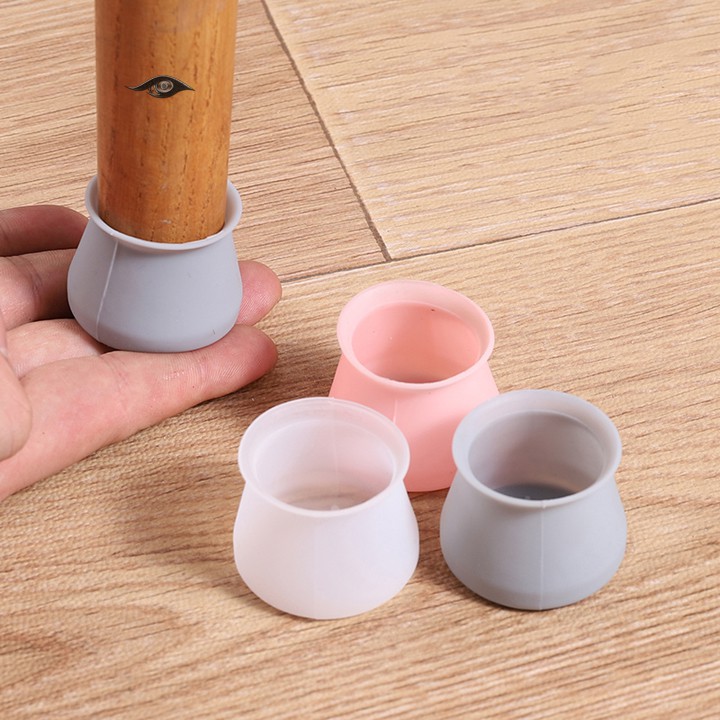 Set 12 bọc chân bàn, ghế chắt liệu silicon siêu bám dính, chống nước chống ẩm - nạo vệ sàn nhà ưu việt
