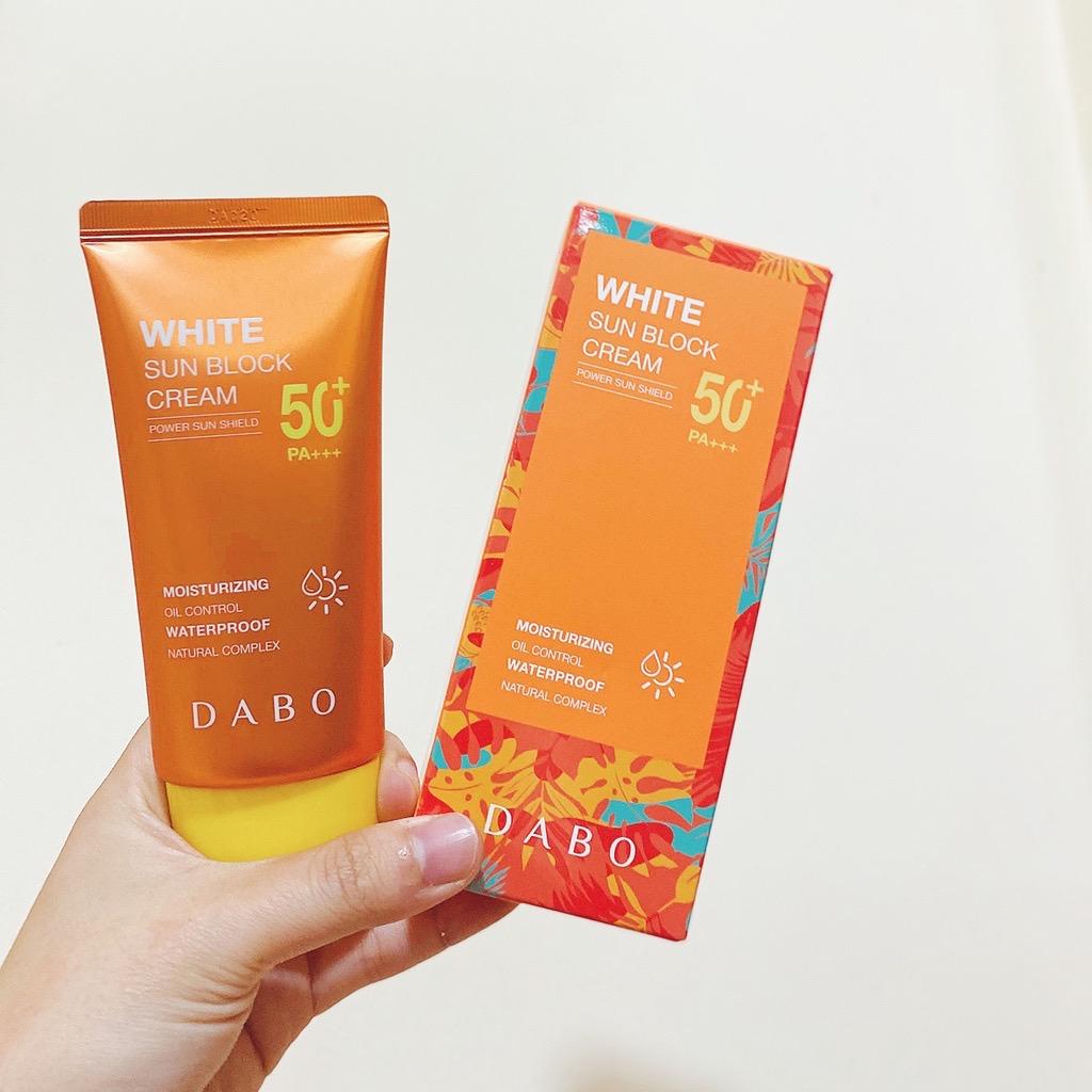Kem chống nắng Hàn Quốc cao cấp Dabo White Sunblock Cream SPF 50 PA+++ (70ml)