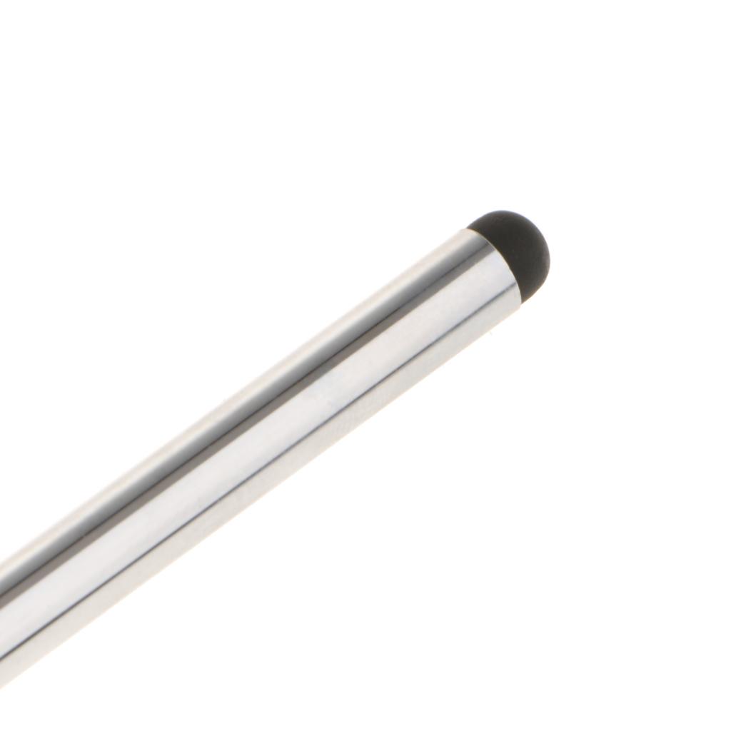 2Pieces Capacitive Pen Touch Screen Stylus Pens for Tablet/ipad Black+Silver