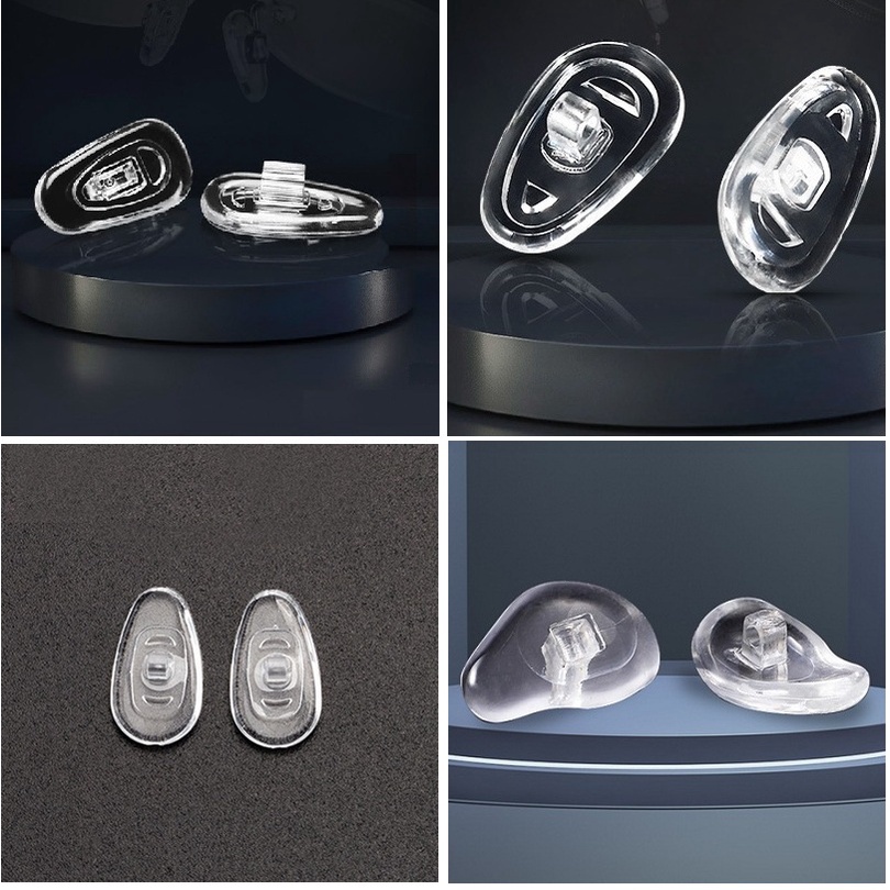 Combo 5 cặp Ve kính đệm mũi Silicon chống trượt rơi kính