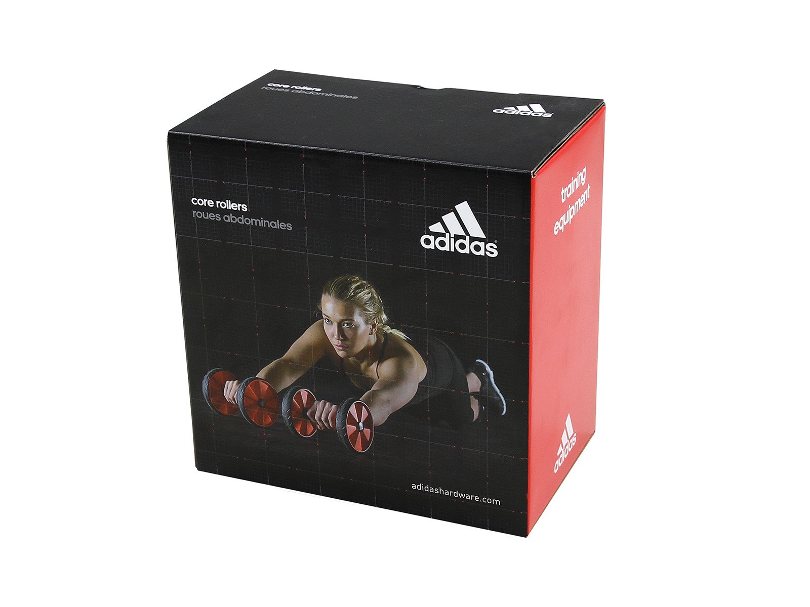 Bánh Xe Đẩy, Con Lăn Tập Bụng Chính Hãng ADIDAS ADAC-11604 Core Rollers (1 Cặp) - Tập Fitness, Gym