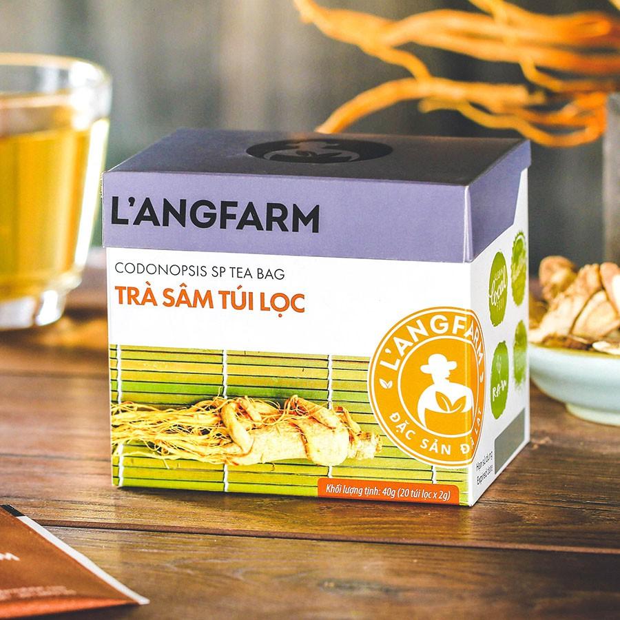 Trà sâm túi lọc L'angfarm, 20 tép, hộp