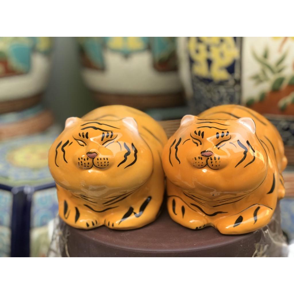 Ống heo tiết kiệm heo đất gốm bát tràng ống heo tiết kiệm để bàn