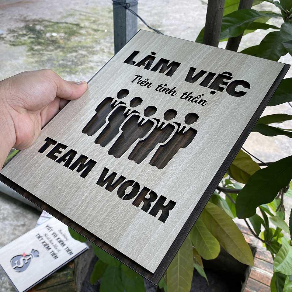 Tranh tạo động lực TBIG065 - Làm việc trên tinh thần Team Work