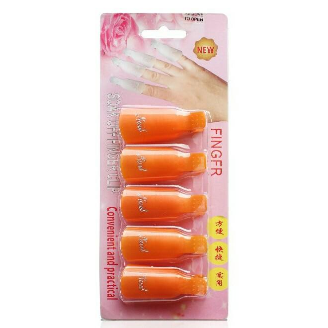 Set 5 cái kẹp ủ móng tháo gel